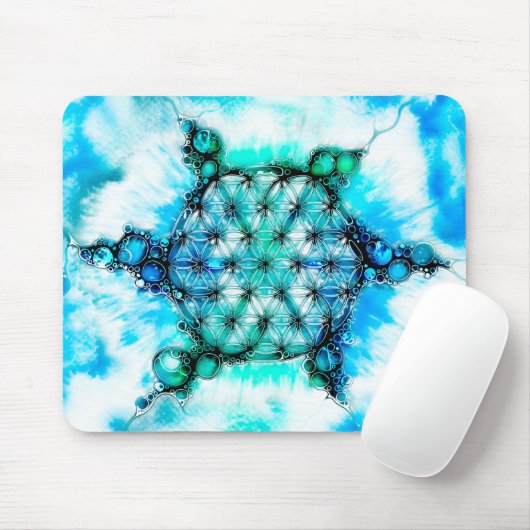 Blume des Lebens - farbenfroh 3 Mousepad (Mit Mouse)
