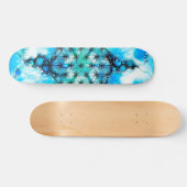 Blume des Lebens - farbenfroh 3 Skateboard (Horizontal)