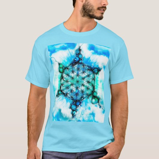 Blume des Lebens - farbenfroh 3 T-Shirt (Vorderseite)
