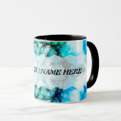 Blume des Lebens - farbenfroh 3 Tasse (VorderseiteRechts)