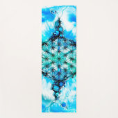 Blume des Lebens - farbenfroh 3 Yogamatte (Vorderseite)