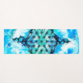 Blume des Lebens - farbenfroh 3 Yogamatte (Vorderseite (Horizontal))
