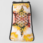 Blume des Lebens - farbenfroh 4 Golf Headcover (Rotieren 90)