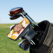 Blume des Lebens - farbenfroh 4 Golf Headcover (In Situ)
