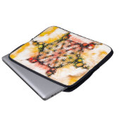 Blume des Lebens - farbenfroh 4 Laptopschutzhülle (Vorne Knopf)