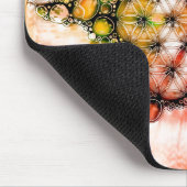 Blume des Lebens - farbenfroh 4 Mousepad (Ecke)
