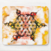 Blume des Lebens - farbenfroh 4 Mousepad (Vorne)