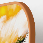 Blume des Lebens - farbenfroh 4 Pickleball Schläger (Linke Seite)