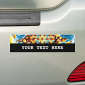 Blume des Lebens - farbenfroh 5 Autoaufkleber (Auf Auto)
