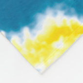 Blume des Lebens - farbenfroh 5 Fleecedecke (Ecke)