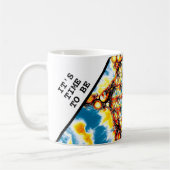 Blume des Lebens - farbenfroh 5 Kaffeetasse (Links)