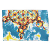 Blume des Lebens - farbenfroh 5 Kissenbezug (Vorderseite-Links)