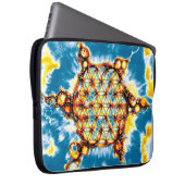 Blume des Lebens - farbenfroh 5 Laptopschutzhülle (Vorne Rechts)
