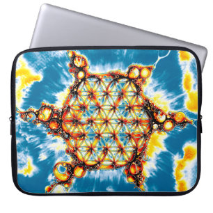 Blume des Lebens - farbenfroh 5 Laptopschutzhülle