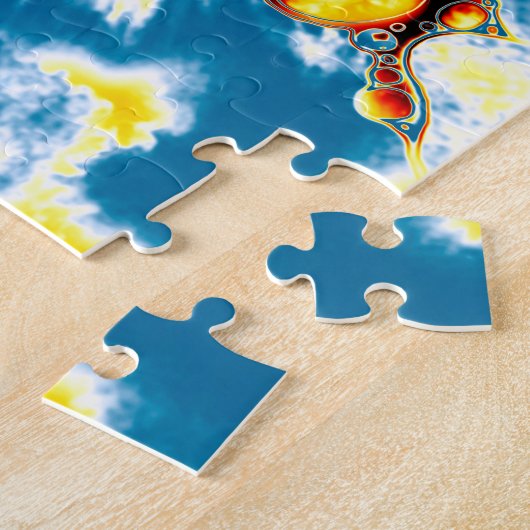 Blume des Lebens - farbenfroh 5 Puzzle (Seite)