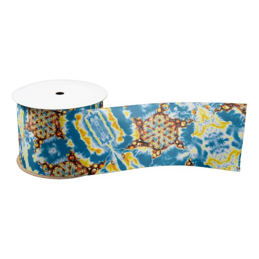 Blume des Lebens - farbenfroh 5 Satinband (Spule)