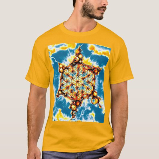 Blume des Lebens - farbenfroh 5 T-Shirt (Vorderseite)