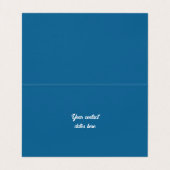 Blume des Lebens - farbenfroh 5 Visitenkarten (Innenseite Aufgefaltet)