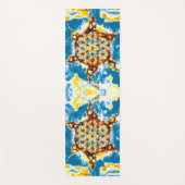 Blume des Lebens - farbenfroh 5 Yogamatte (Vorderseite)