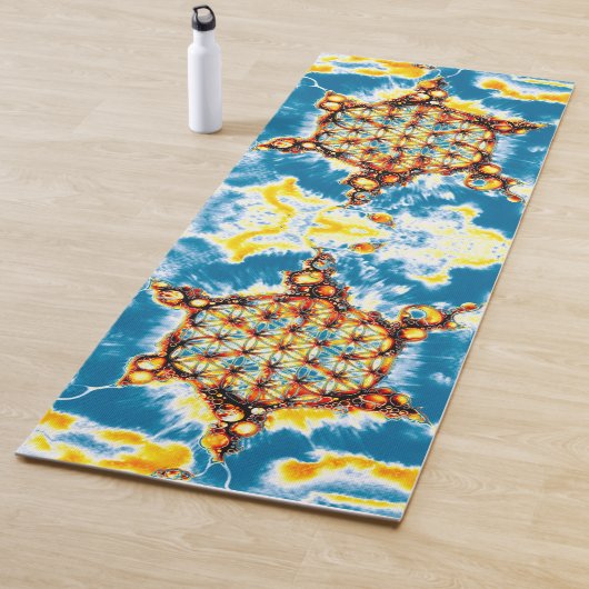 Blume des Lebens - farbenfroh 5 Yogamatte (Beispiel)