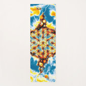 Blume des Lebens - farbenfroh 5 Yogamatte (Vorderseite)