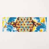 Blume des Lebens - farbenfroh 5 Yogamatte (Vorderseite (Horizontal))