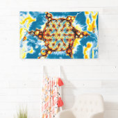 Blume des Lebens - Farbige Wege 5 Banner (Insitu)