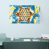 Blume des Lebens - Farbige Wege 5 Banner (Messeveranstaltung)