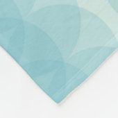 Blume des Lebens Fleecedecke (Ecke)