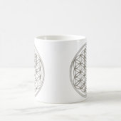 Blume des Lebens / Flower Of Life | silver 2x Kaffeetasse (Mittel)