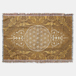 Blume des Lebens / Flower of Life - vintage I Decke
