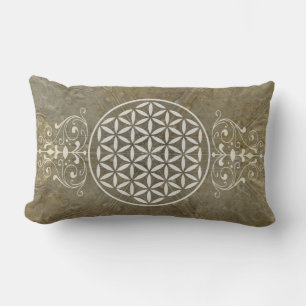 Blume des Lebens / Flower of Life - vintage II Lendenkissen