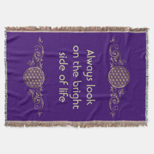 Blume des Lebens / Flower of Life - vintage IV Decke