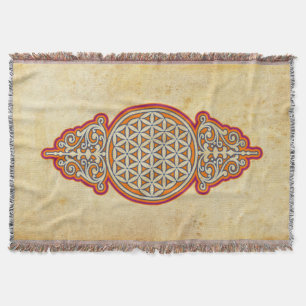Blume des Lebens / Flower of Life - vintage VII Decke
