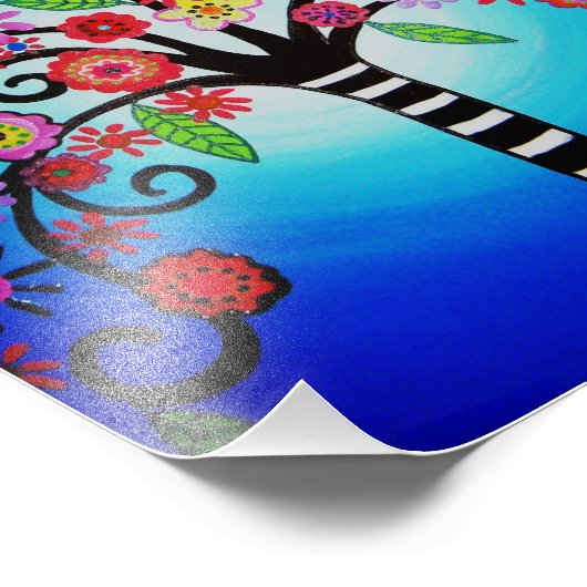 Blume des Lebens Fotodruck (Ecke)