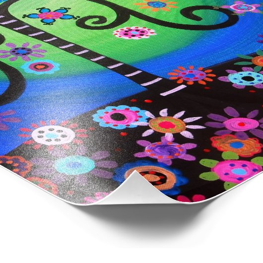 Blume des Lebens Fotodruck (Ecke)