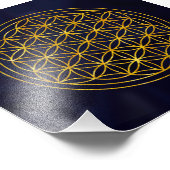 Blume des Lebens Fotodruck (Ecke)