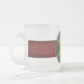 BLUME DES LEBENS - Fraktal Blossom 1 Mattglastasse (Links)