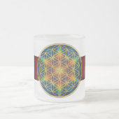 BLUME DES LEBENS - Fraktal Blossom 1 Mattglastasse (Mittel)