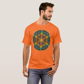 BLUME DES LEBENS - Fraktal Blossom 1 T-Shirt (Vorne ganz)