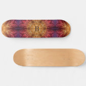 Blume des Lebens / Fraktal Personalisiert spiritue Skateboard (Horizontal)