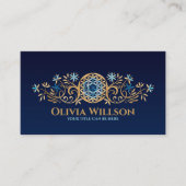 Blume des Lebens - Geblüht Einrichtung Visitenkarte (Vorderseite)