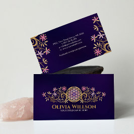 Blume des Lebens - Geblüht Einrichtung Visitenkarte