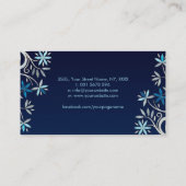 Blume des Lebens - Geblüht Yoga Visitenkarte (Rückseite)