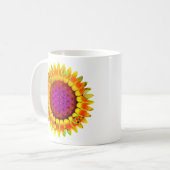 Blume des Lebens - geometrisches Blossom 4 Kaffeetasse (Vorderseite Links)