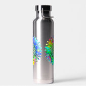 Blume des Lebens - geometrisches Blossom 4 Trinkflasche (Links)