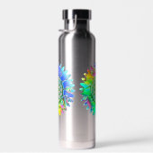 Blume des Lebens - geometrisches Blossom 4 Trinkflasche (Rechts)