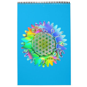 Blume des Lebens - geometrisches Blossom 5 Kalender