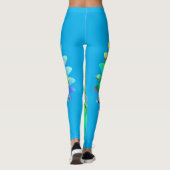 Blume des Lebens - geometrisches Blossom 5 Leggings (Rückseite)