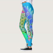 Blume des Lebens - geometrisches Blossom 5 Leggings (Links)